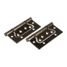 Tundra butter-bearing, 100x70x2.0 mm, universal, without insertion, bronze color, 2 pcs.