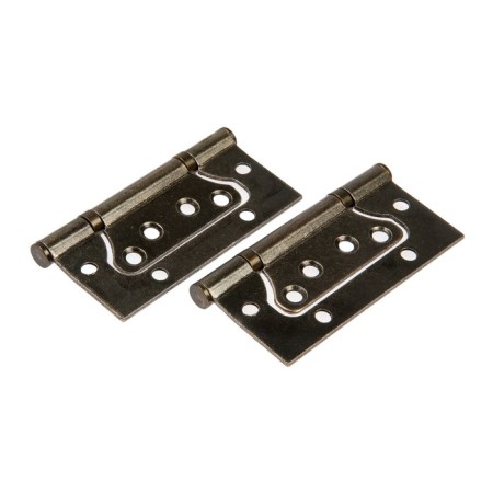 Tundra butter-bearing, 100x70x2.0 mm, universal, without insertion, bronze color, 2 pcs.
