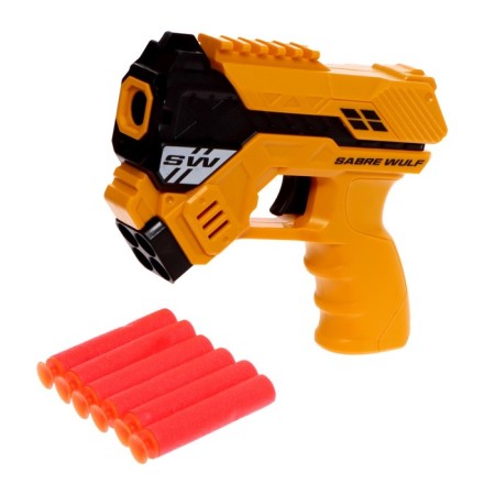 Blaster "Agent", shoots with soft bullets, Mix color-5