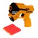 Blaster "Agent", shoots with soft bullets, Mix color