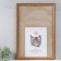 Photo frame plastic 40x60 cm, gold (plastic screen)