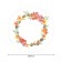 Tables on the table "halo of flowers", round, Saten, d = 150 cm