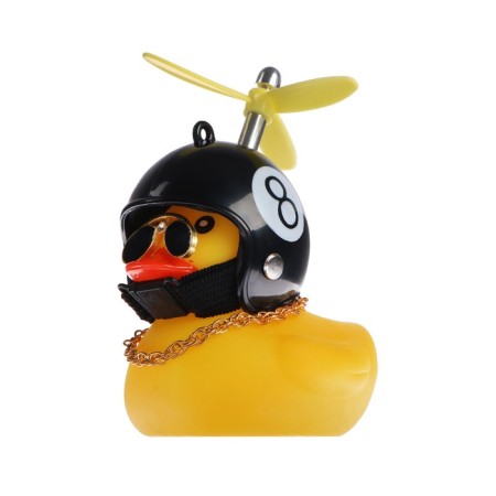 Duck with propeller, yellow color, eight-3