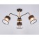 Suspended Ambrella Traditional Modern Losk Tr4740, E27, black, light wood