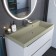Sink uperwood Classic quartz 90 cm, quartz, beige matte, dessert