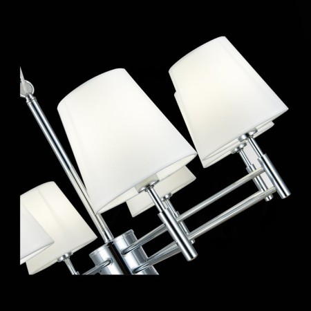 Ceiling EVOLUCE lamp. Sle105403-08. Lagoro. 8x40 watts, E14, 72x72x40 cm, chromium color-6