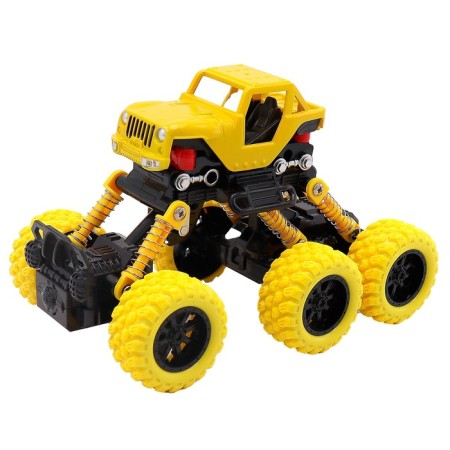 Inertial Funky Toys “SUV” machine, yellow color