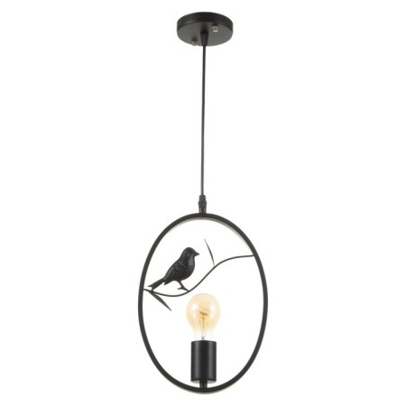 Bayerlux lamp "Bird on a branch" 1x40W E27 black 21x10x120 cm.