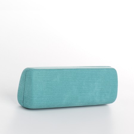 Case for glasses on the cracker, the color is turquoise-1