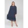 Women's dress, size 66, dark blue color