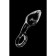 Sexus Glass anal plug, glass, transparent, 14.5 cm, d = 4 cm
