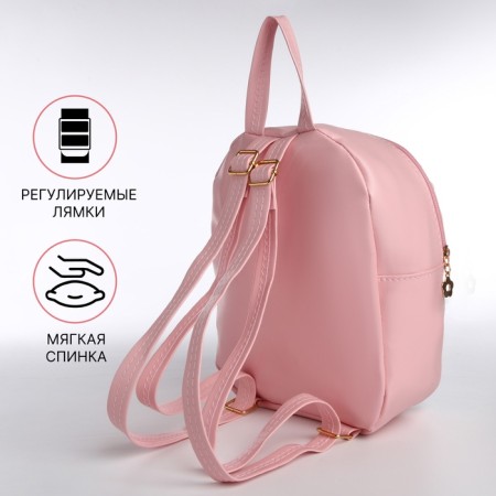 Baby backpack, lightning department, pink color-2