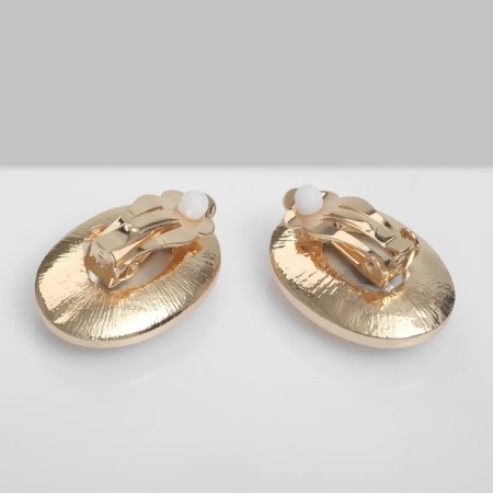 Clips "Party" ovala, gasoline color in gold-1