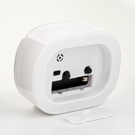 Alarm clock "Stand", 12 x 10 cm, white-2