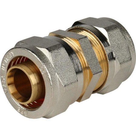 Connecting coupling stout SFS-0005-000026, D = 26 x 26 mm, for metal-plast. pipes, screw-1