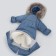 Kinderlitto transformer Kinderlitto "Orsetto", height 68-80 cm, Denim's height