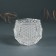 Glass of Glass for 1 candle "Dodecahedron" Transparent 6x8x7.5 cm