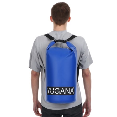 Yugana Germushka, PVC, waterproof 30 liters, two belts, blue-13