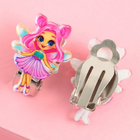 Earrings Clips Children's "Cute Lady"