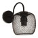 Bra "Birra" 1xe27 40w Black 23x25x15 cm