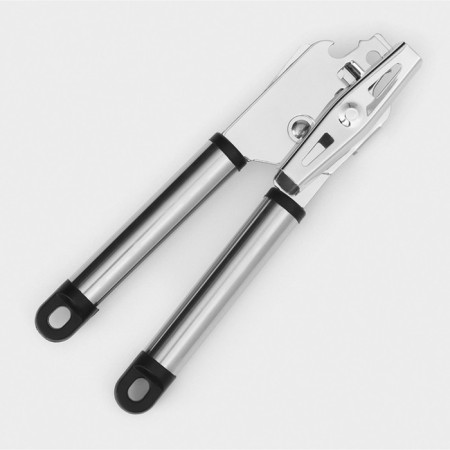 Knife canned share "assistant", 20 cm, black color