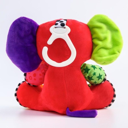 Soft “Bibo elephant”, rattle, rubberle, on a crib, stroller, crumb me-6