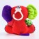 Soft “Bibo elephant”, rattle, rubberle, on a crib, stroller, crumb me