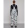 Semi -combinezone ski insulated female winter, size 46, white color