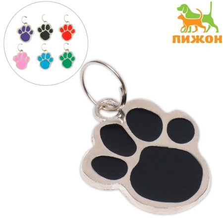 Tarry for engraving "paw", packing 6 pcs, 2.6 x 3.2 cm, mix of flowers