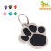 Tarry for engraving "paw", packing 6 pcs, 2.6 x 3.2 cm, mix of flowers