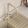 Kitchen mixer Uperwood UPD-004, with a channel for filtered water, color 04 chrome/leon