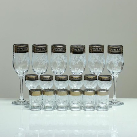 Mini-bar 18 objects champagne carousel engraving, dark 200/55/50 ml-7