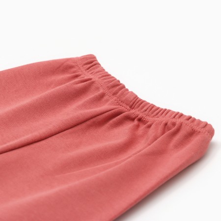 Kit for children (longshit, pants), carmine color, height 68-3