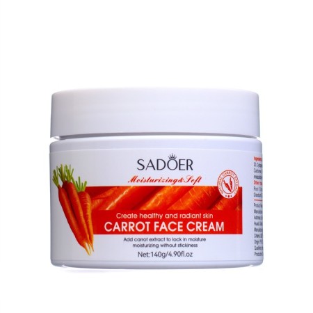 Face cream, moisturizing, with carotene extract, 140 g