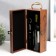 Casket wood, leatherette for a bottle "Grapes" 3 objects 35x11x15.5 cm