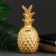 Piggy bank "Pineapp" gold, 25x11x11cm