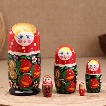 Matryoshka "Alice", 5-doll, 16 cm