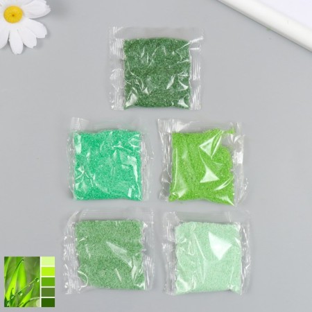 Colored sand set No. 6, 5 colors, 20 g each