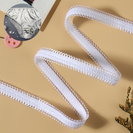 Gum is openwork, 8 mm, 10 ± 0.5 m, white color-1
