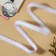 Gum is openwork, 8 mm, 10 ± 0.5 m, white color