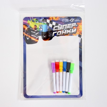Set for creativity "tablet for drawing. Super races "-6