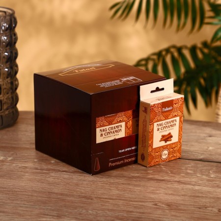 Incense nag champa "tulasi" 15 aromacons cinnamon-1