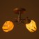 Luer "Lessons" 2x40W E27 Gold 44x33x28 cm