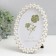 Photo frame plastic 13x18 cm "Gretta" White Pearl 15.3x19.5 cm