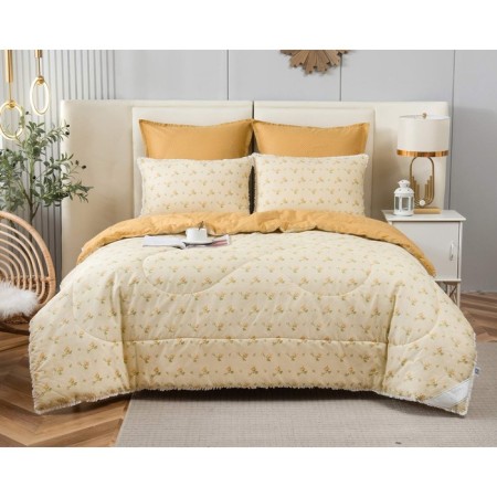 Set 1.5 joint venture: blanket 150x210 cm, sheet 180x230 cm, pillowcases 50x70 cm - 2 pcs