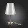 Evoluce bedside lamp. Sle105904-01. Bellino. 1x40 W, E14, 22x22x44 cm, Nickel color