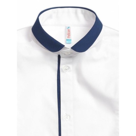 Pelican boy shirt, height 122 cm, white color-4