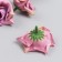 A bud on the leg for decoration "Rose exotic purple" d = 5 cm