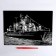 Engraving "ship" with a metallic effect "silver" A4