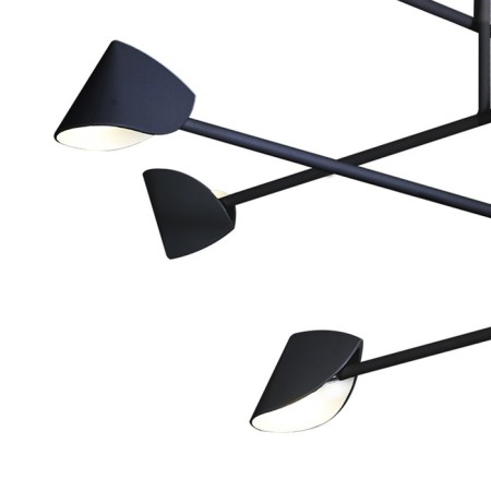 Ceiling Ceiling Mantra Capuccina, LED, 4000LM, 3000K, 592 mm, black color-1